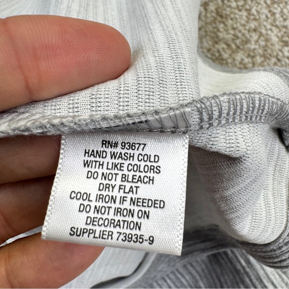 Liz Claiborne Heather Gray Knit Top Women’s Size XXL - Picture 12 of 14